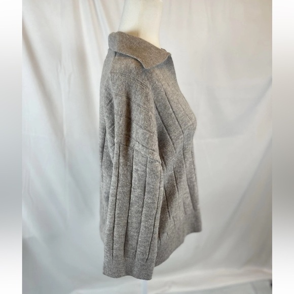 H&M Fine Knit Sweater Polo Shirt Top 3/4 Sleeve Woman’s Size XS Classic RELAXED - Picture 16 of 16
